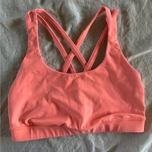 Lululemon Energy Bra size 6 in coral